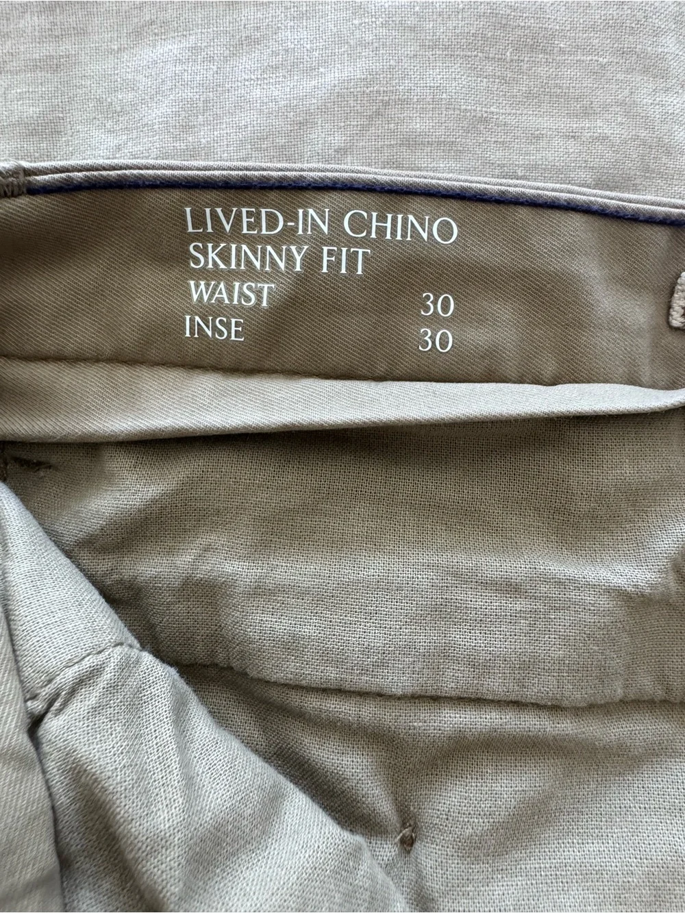 Banana Republic Men’s Chino Pants in Khaki